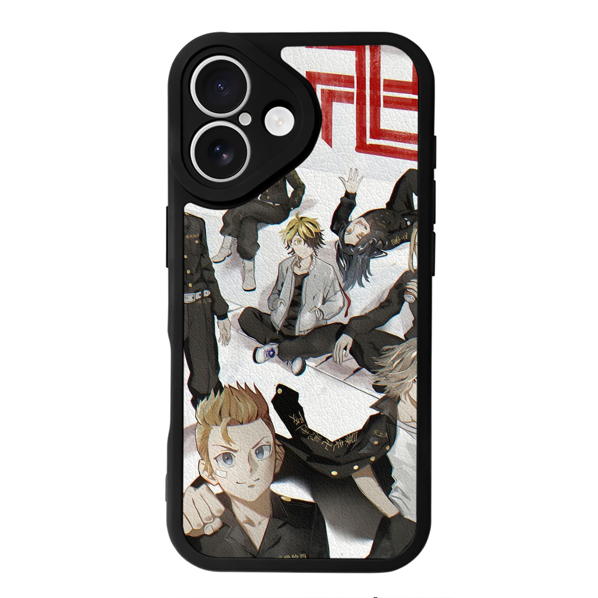 （画像用） 東京リベンジャーズ Tokyo Revengers 【iPhone 16シリーズ対応】シリコンスマホケース（レザー調） 材質：シリコン